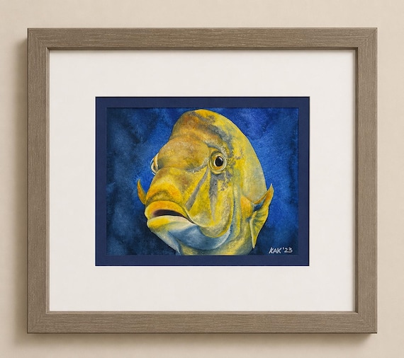 How You Doin'? | Deep Sea Painting | Coastal Home Decor