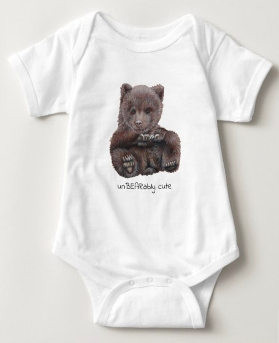 Adorable Bear Baby Onesie: "unBEARably cute" Toddler Tee