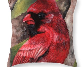 Cardinal Pillow