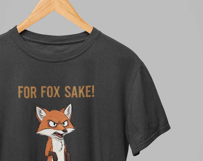 Featured listing image: For Fox Sake Heavyweight Unisex Crewneck T-shirt | Gildan® 5000