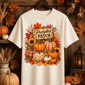 Pumpkin Patch PNG, Fall Pumpkin png, Autumn Harvest PNG, Pumpkin Sublimation Design, Thanksgiving PNG, Fall Shirt Design