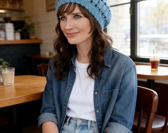 Schema all'uncinetto per berretto classico in PDF / Download istantaneo facile per principianti