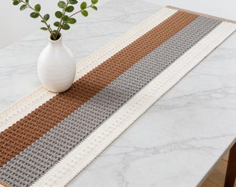 Water's Edge Crochet Table Runner Pattern PDF, Easy Table Decor, Instant Download