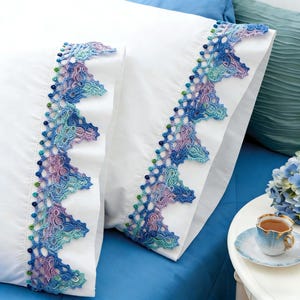 Crochet Button Trefoil Edging Pattern | Instant PDF Download for All Levels