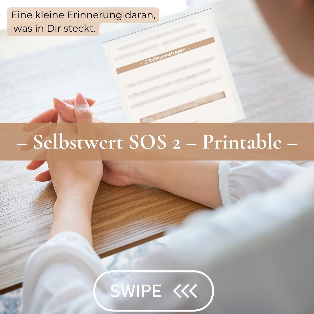 Sos Card Examples Self-esteem SOS 2 – Printable Clarity Card for Uncertain Moments - Etsy