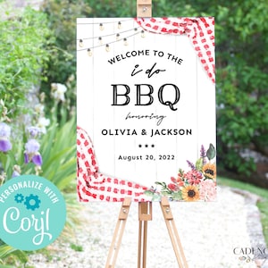 After the I Do BBQ Welcome Sign, I Do BBQ Welcome Sign, Welcome Poster, BBQ Reception Sign, Couples Shower bbq, Coed, Printable, Corjl, Q2