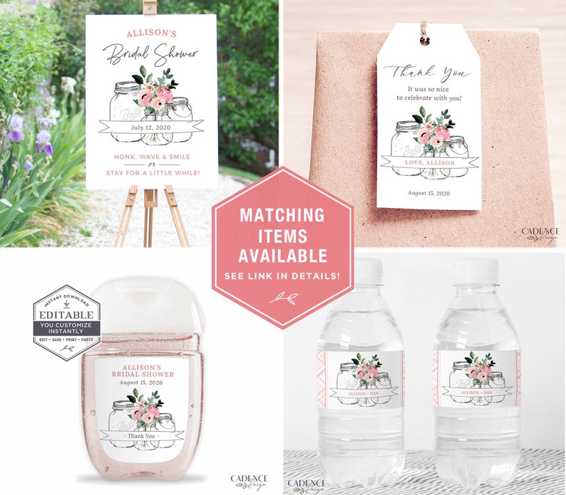 Blush Pink Bridal Shower Invitation Rose Pink Shower Invite Etsy