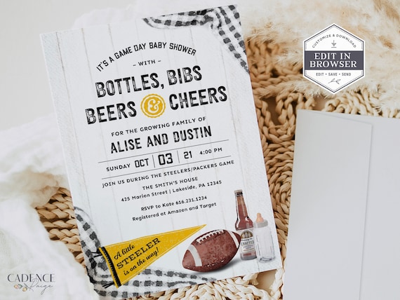 Tailgate baby sale shower