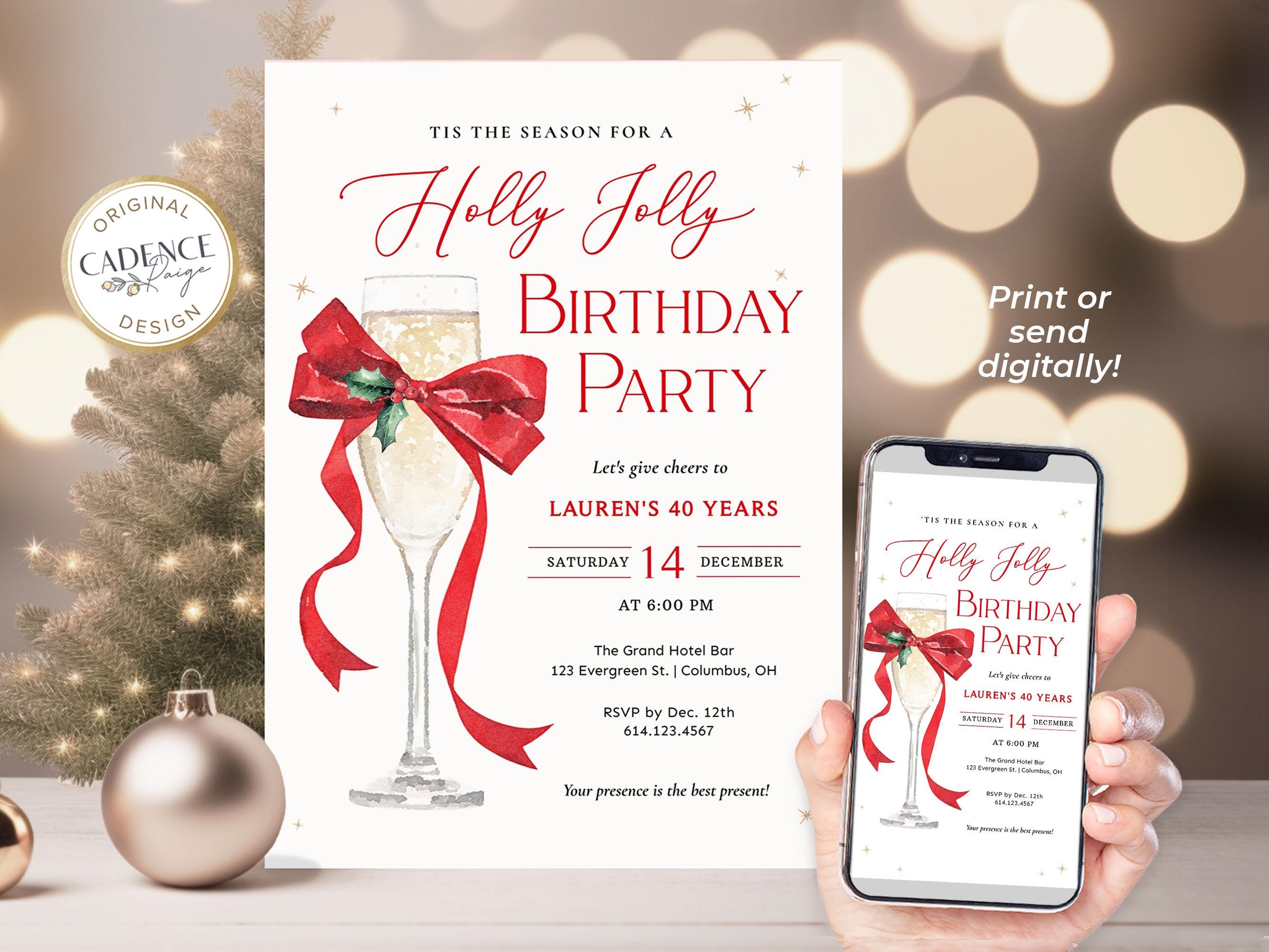 white christmas dresses Pajamas & Prosecco Christmas Party Invite