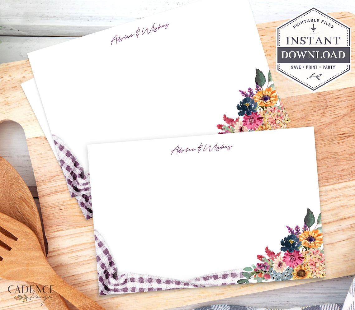 Advice for the Couple Cards Matching Advice Cards Printable | Etsy