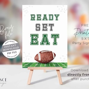 Editable Super Sunday Football Watch Party Invitation: Bowl Game Invite (Digital Template) image 9