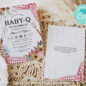 Baby-Q-doucheuitnodiging, BBQ-babyshoweruitnodiging, uitnodiging babyshower babyjongen, picknick babyshower, picknick babyshower, achtertuindouche, afdrukbaar, BQR afbeelding 4