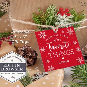 Christmas Gift Tags  Lori's favorite things