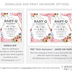 Baby-Q-doucheuitnodiging, BBQ-babyshoweruitnodiging, uitnodiging babyshower babyjongen, picknick babyshower, picknick babyshower, achtertuindouche, afdrukbaar, BQR afbeelding 6