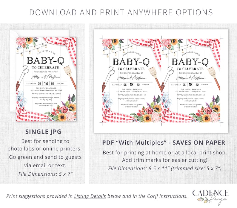Baby-Q-doucheuitnodiging, BBQ-babyshoweruitnodiging, uitnodiging babyshower babyjongen, picknick babyshower, picknick babyshower, achtertuindouche, afdrukbaar, BQR afbeelding 6