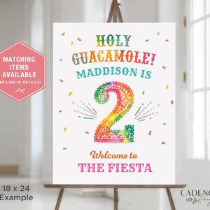 Convite de aniversário de dois anos para tacos, convite de 2º aniversário, terça-feira de tacos, dois anos para tacos, DOIS, 2º aniversário, convite faça você mesmo, para impressão, Corjl, A24 imagem 10
