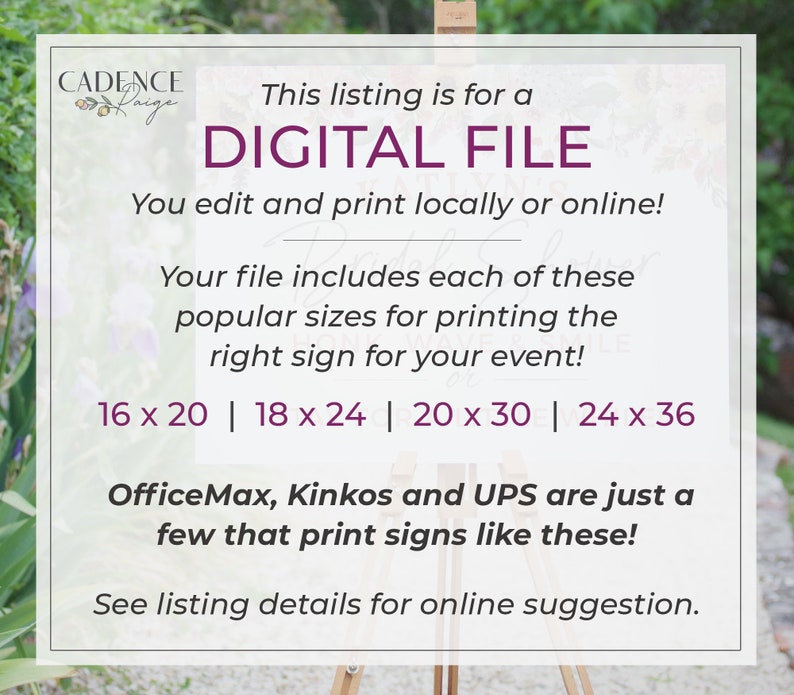 Drive by Wedding Shower Sign Driveby Wedding Shower Sign Etsy