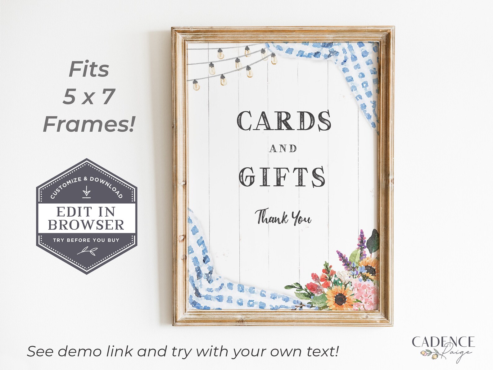 Light Blue BABYQ Shower Signs 5 X 7 Baby Blue BBQ Food Etsy