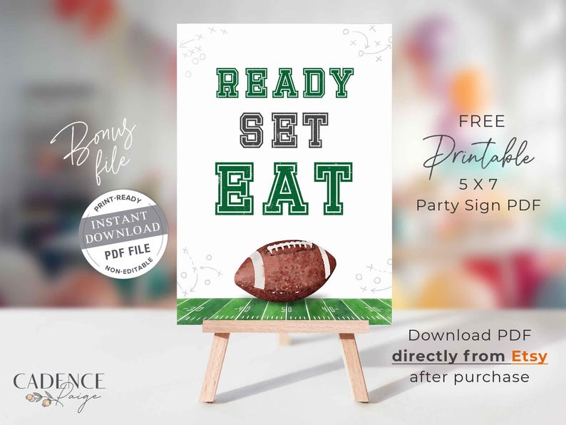 Football Watch Party Invitation, Editable Big Game Invite, Super Sunday Bowl Game (Digital) image 10