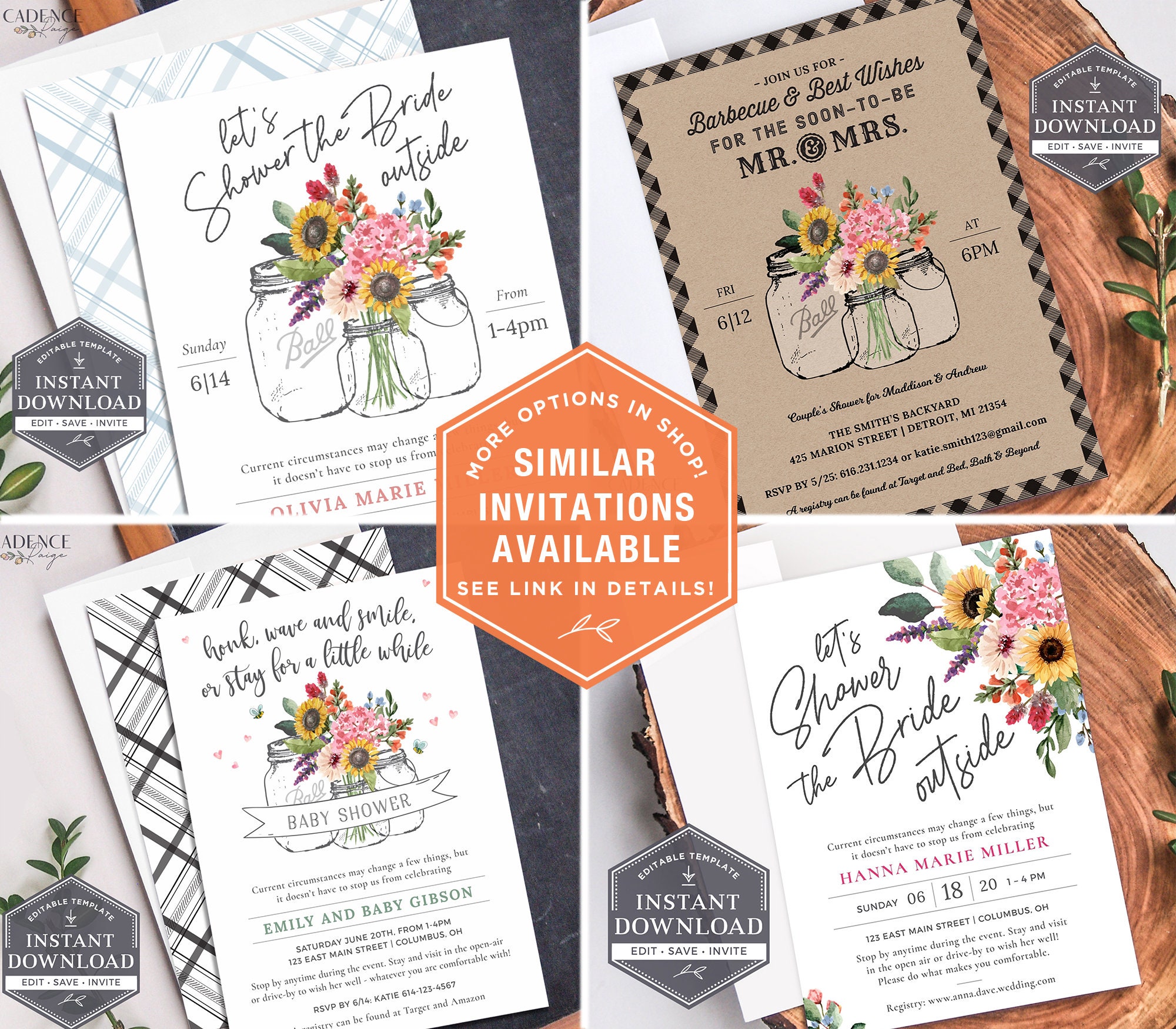 Drive by Wedding Shower Sign Driveby Wedding Shower Sign Etsy