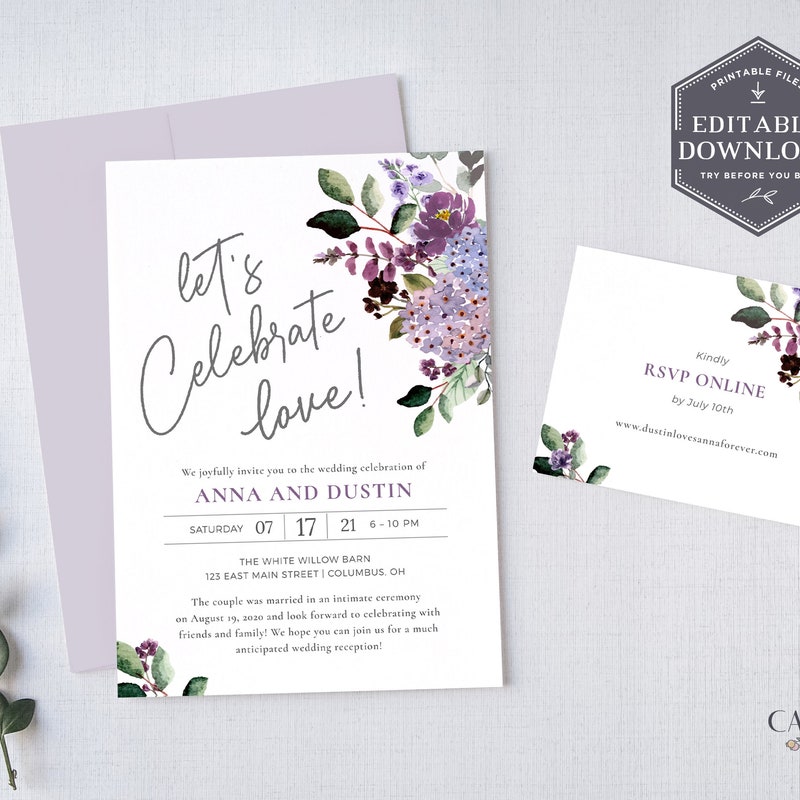 Light Purple Wedding Etsy