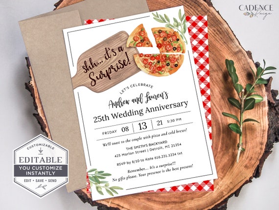 Surprise Anniversary Party Invitation Fun Anniversary Party - Etsy New Zealand Surprise Anniversary Party Invitation Fun Anniversary Party - Etsy New Zealand