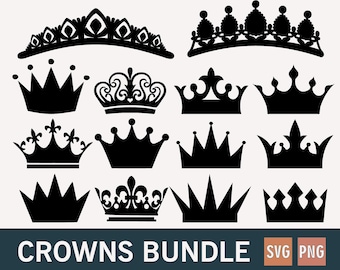 Crown Svg Queen Crown Svg Tiara Svg Tiara Cut Files Princess Crown Svg Royal Crown Svg Bundle Crown Svg Crown Svg Cricut Canva Silhouette
