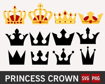 Princess Crown Svg Queen Crown Svg Tiara Svg Tiara Cut Files Crown Svg Royal Crown Svg Bundle Crown Svg Crown Svg Cricut Canva Silhouette
