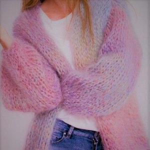 etsy mohair cardigan