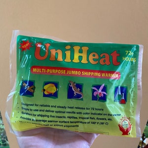 Heat packs for shipping in winter .