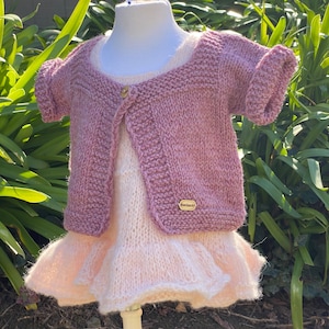 Baby sweater knitting pattern. Baby  knit pattern, Beginner.  Instant download, 6 months to  24 months