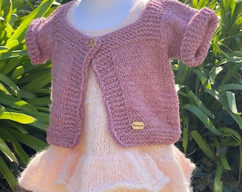 Baby sweater knitting pattern. Baby  knit pattern, Beginner.  Instant download, 6 months to  24 months