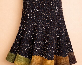 Skirt Knitting Pattern: Easy Beginner (English) (PDF Pattern)