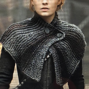 Sale ! Brianna capelet . Knitting pattern  Capelet.  Original version.  English,