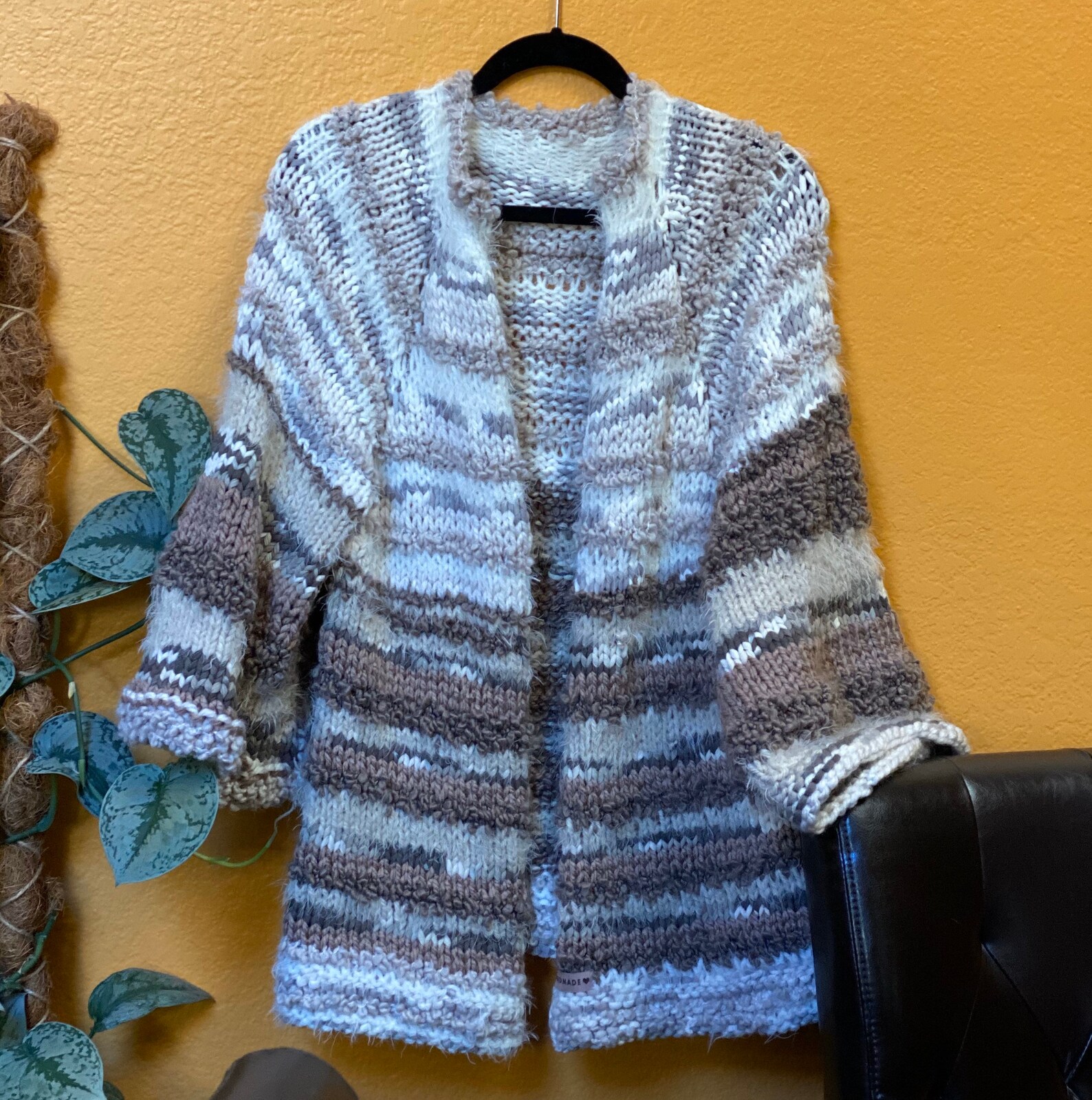 Cardigan Knitting Pattern. Bell Sleeves Size S M L XL Etsy