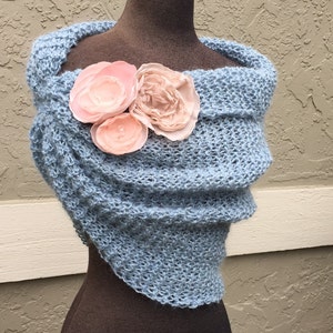 Shawl Pattern, beginner knitter, instant download, easy cowl, one of a kind, designer pattern