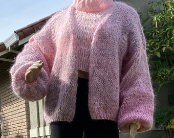 【CALLNE】 Mohairmix Shaggyknit Cardigan Knit pattern – MYPZ Chunky Funky Mohair Cardigan No.15 (ENG