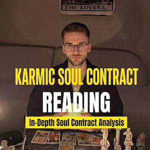 Lectura psíquica de contratos del alma / Patrones kármicos, deudas de vidas pasadas y propósito amoroso / Lectura de tarot a ciegas