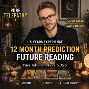 Predicción del futuro a 12 meses para 2026 / Lectura de tarot a la misma hora / Pronóstico psíquico del amor y la carrera profesional / Orientación espiritual