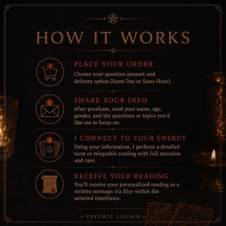 Let Me Manifest For You, Same Hour Psychic Reading, Medium Reading, Personalized Ritual for Love, Money, Career, Luck, Manifestation Session image 3