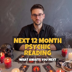 Prédictions psychiques sur 12 mois | Amour, carrière, guidance spirituelle (Livraison en une heure)