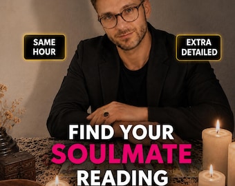 Psychic Soulmate Reading, Future Husband Sketch, Twin Flame Insight (Same Hour)