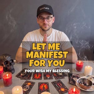 Let Me Manifest For You, Same Hour Psychic Reading, Medium Reading, Personalized Ritual for Love, Money, Career, Luck, Manifestation Session