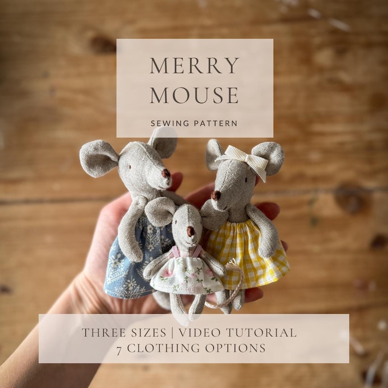 Maileg Mouse Diy Pattern - Etsy