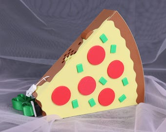 Pizza Stück Handluftgebläse für Furry Cosplay Cooling 3D gedruckter tragbarer Fan Starker Luftstrom mit Hals-Lanyard Drei-Geschwindigkeit DC Powered