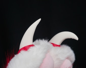 Set di punte per unghie da fursuit stampate in 3D in PLA, dritte e curve, per zampe, accessorio per costumi.