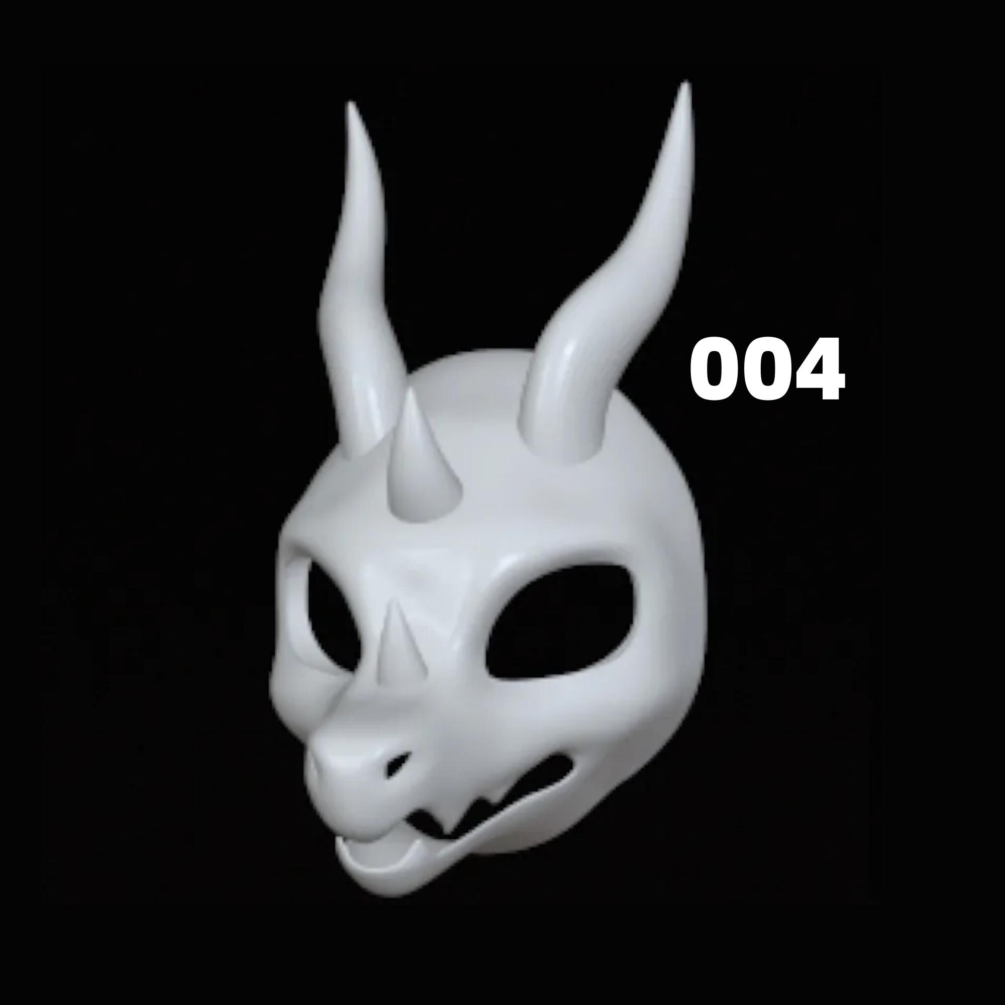 Japanese Fantasy Long Snout Dragon Fursuit Head Base 3D Printed