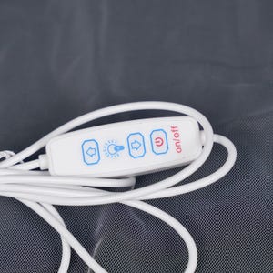 Glow Punctuation Pannband 3D-tryckt PLA Lysande Pelsdräkt Kostymfesttillbehör USB-driven bild 9