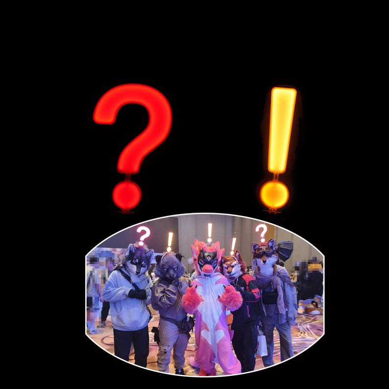 Glow Punctuation Pannband 3D-tryckt PLA Lysande Pelsdräkt Kostymfesttillbehör USB-driven bild 17