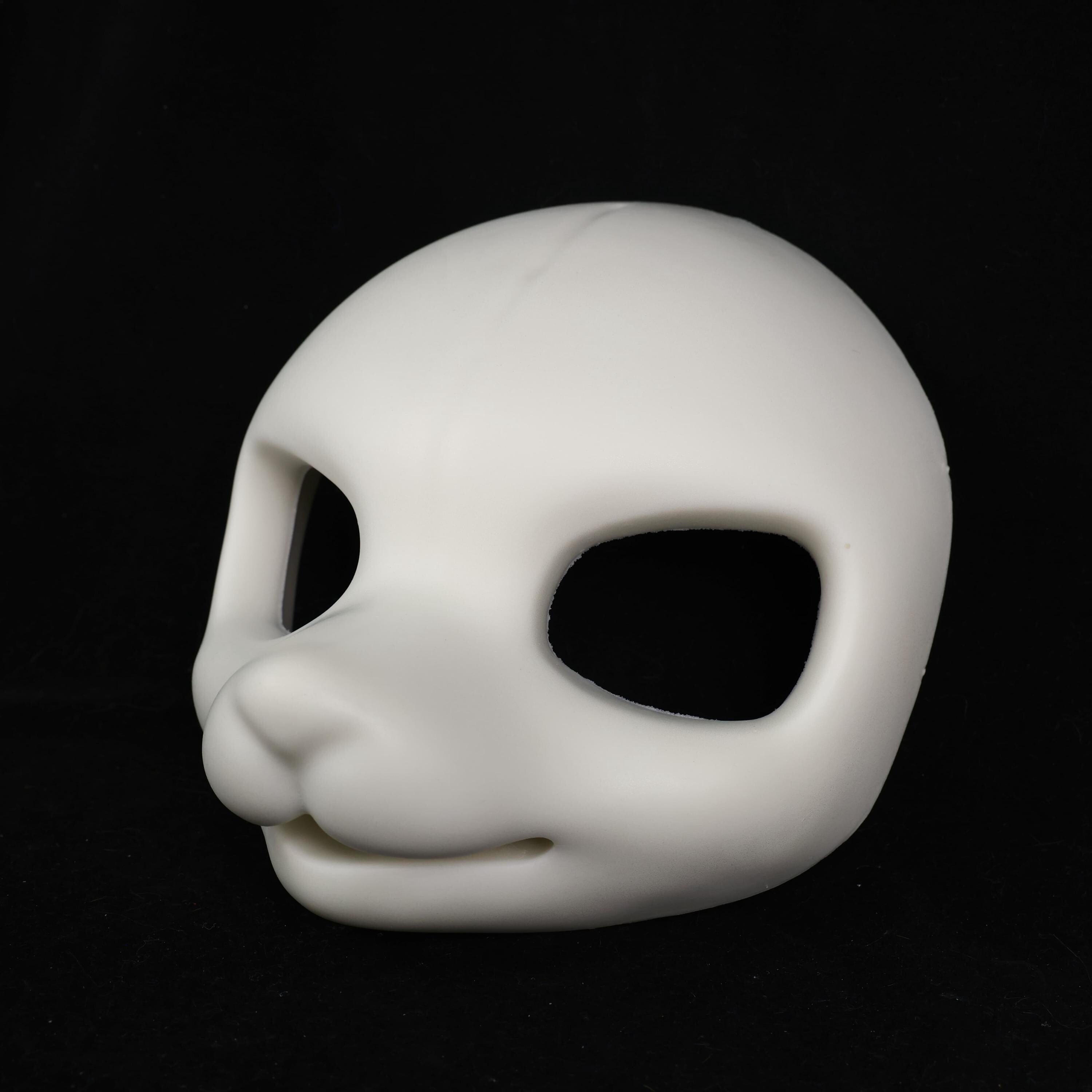 Lightweight Foam Bunny Fursuit Head Base Japanese Fierce Eye Rabbit ...
